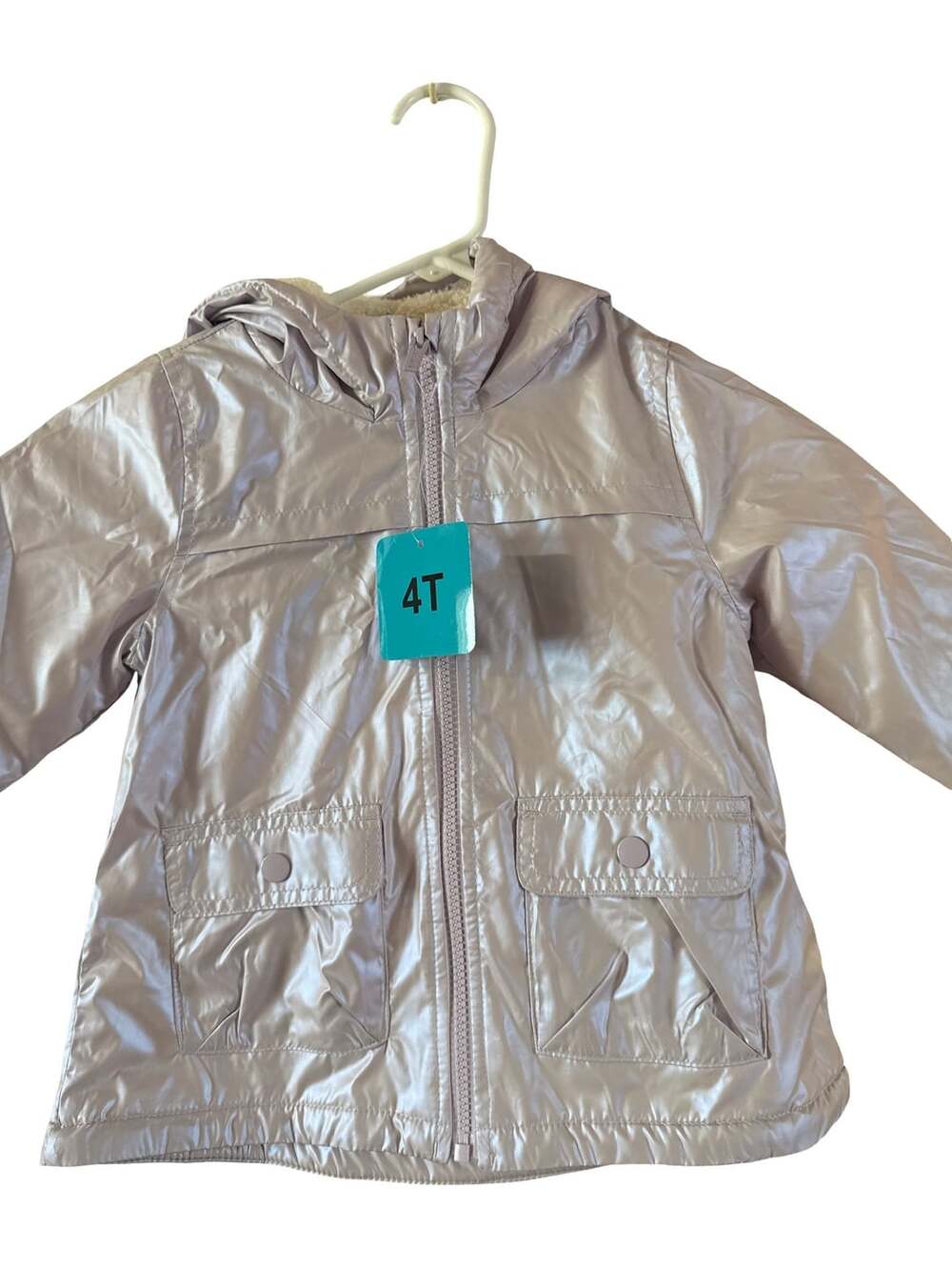 Carter's Lightweight Jacket Size 4T Lavender Fleece Lined